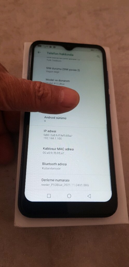 REEDER p13 bulue sıfır gibi tertemiz kılıfı var - 5