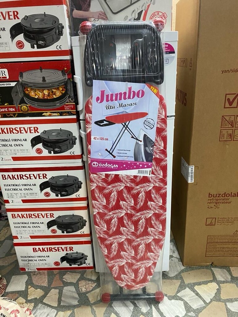 SIFIR JUMBO BÜYÜK BOY ÜTÜ MASASI. 125-42 CM - 4