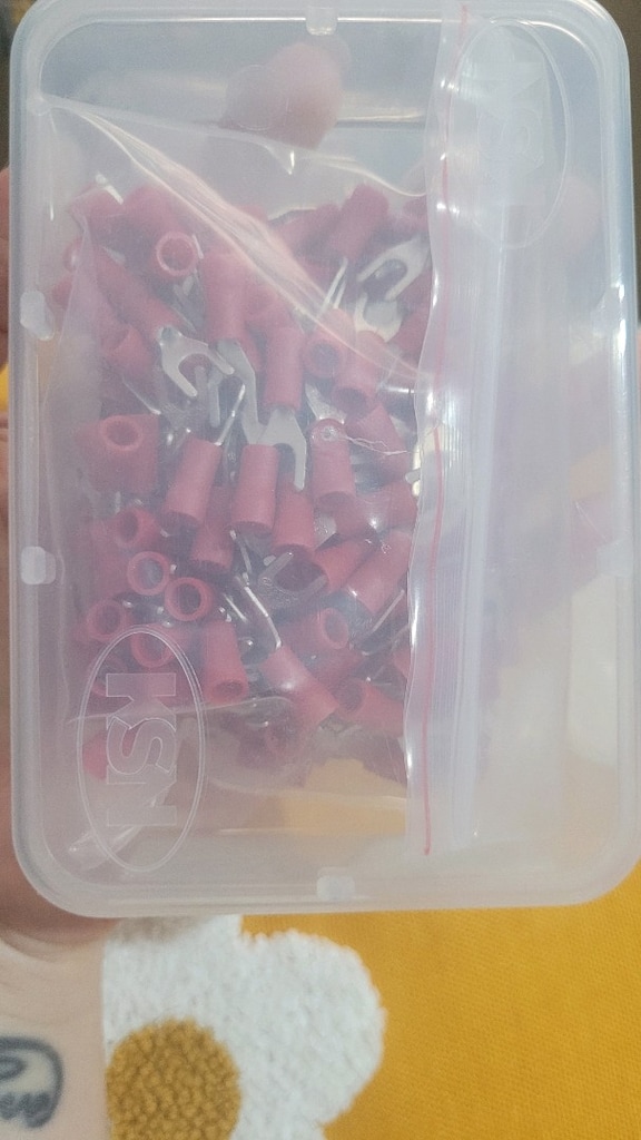KSN KÇK-4001 0,50-1,50 mm² M4 Çatal Tip İzoleli Kablo Ucu - 2
