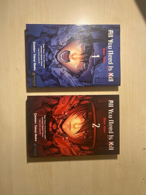 All You Need İs Kill Türkçe Manga Tam Set (1. ve 2. cilt)