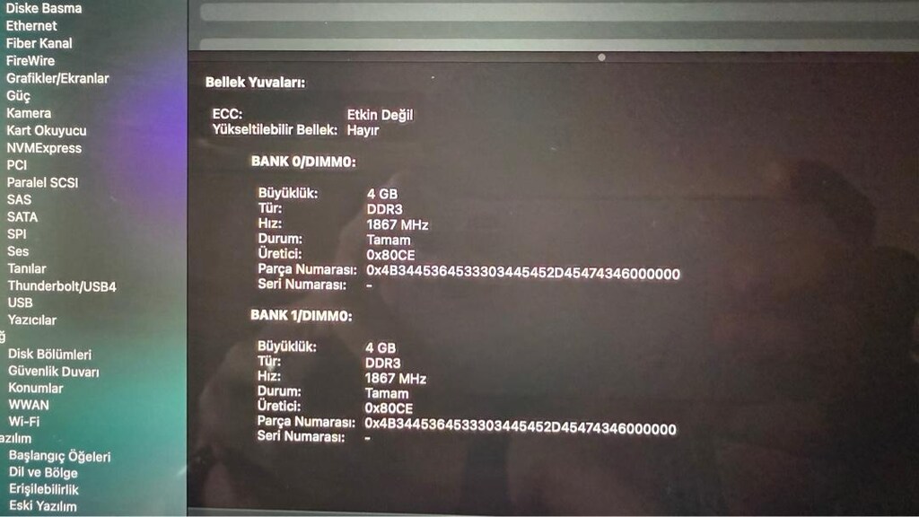 TERTEMİZ RETİNA MACBOOK PRO 13" 500gb SSD - 19