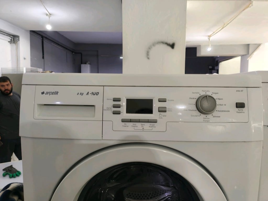 Arçelik 8 kg A+++ enerji 1000 devir çok temiz çamaşır makinesi - 5