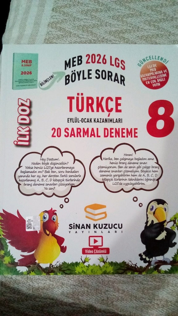 8 sınıf LGS Hazırlık Test Kitapları 10 Adet - 8