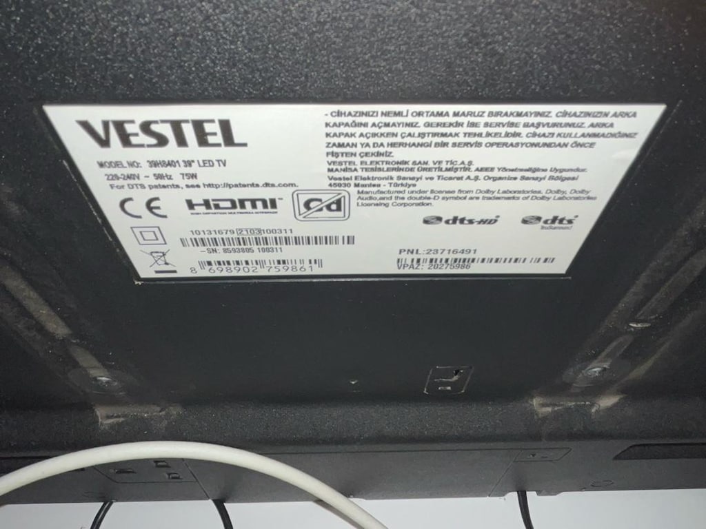 Vestel 39 inç Led tv - 3