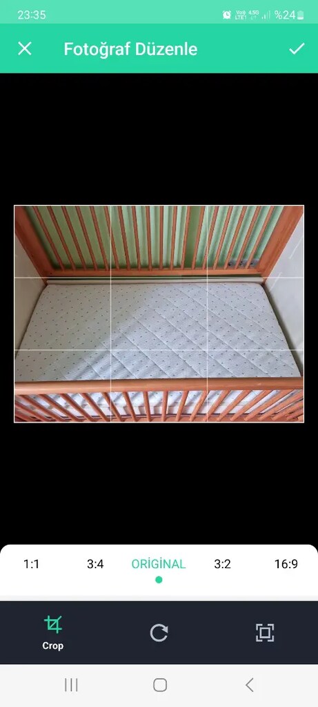 İşbir yatak anti alerjen bebek yatak 70x130x12 - 5