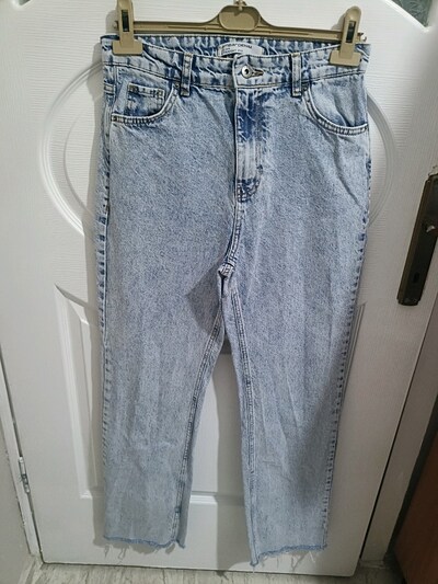 Kadın İspanyolpaça Pantolon Jeans 38 Beden