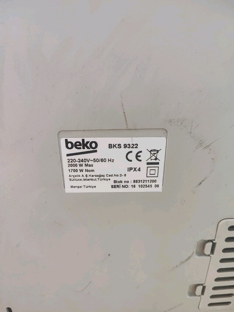 Beko BKS 9322 sulu süpürge - 8