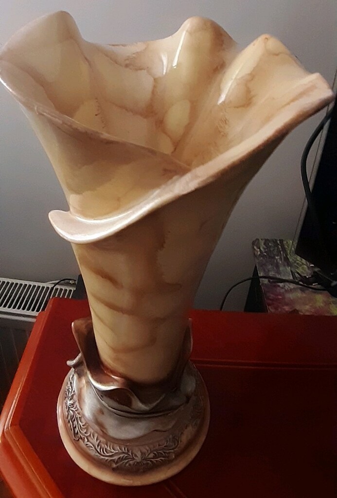 Krem renkli vazo - 8