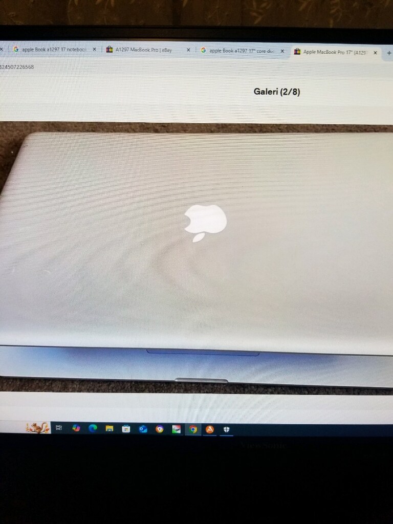 Apple Macbook Pro A1297/ 17" Seri LCD COVER EKRAN TÜM PARÇALAR Arızalı - 10