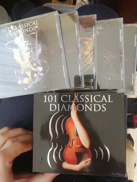 101 classical diamonds müzik cd seti orjinal.