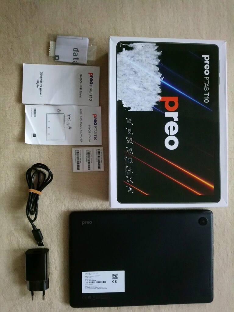 Preo P tab 10t ips ekran 10.1 inç tablet sıfır 5500 tl - 2