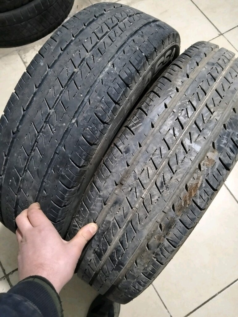2 adet çıkma lastikler 225/75R16C sıfır gibi lastikler - 6
