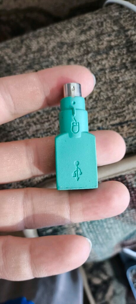 USB Dişi (Female) to PS/2 Erkek (Male) pasif mouse dönüştürücü adaptör - 2
