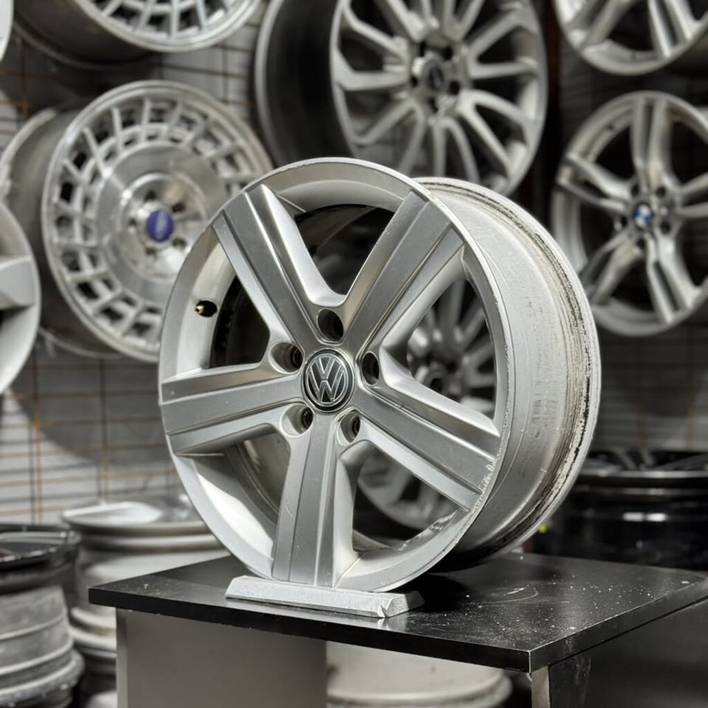 16 inç 5x112 Volkswagen Golf 7 Orijinal Ekipman 2. El Jant Takım - 3
