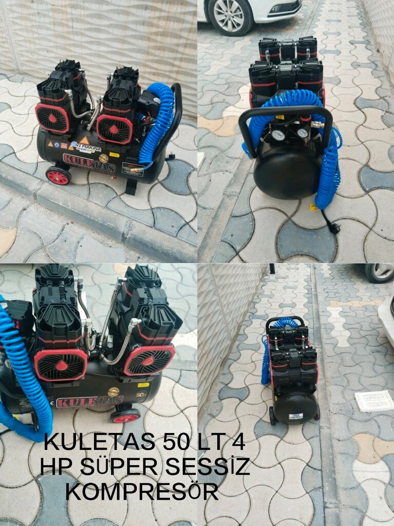 kompresör 50 lt 4 hp super sessiz - 4