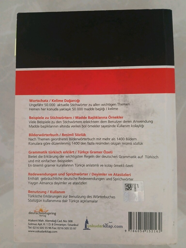 Almanca sözlük. - 2