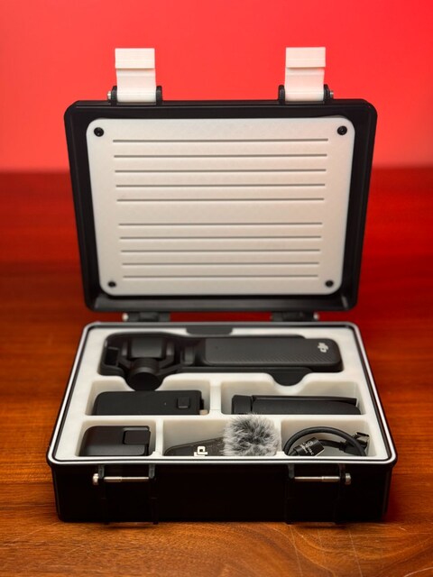 DJI Osmo Pocket 3 Hard Case AirTag Yuvalı Koruma Kutusu