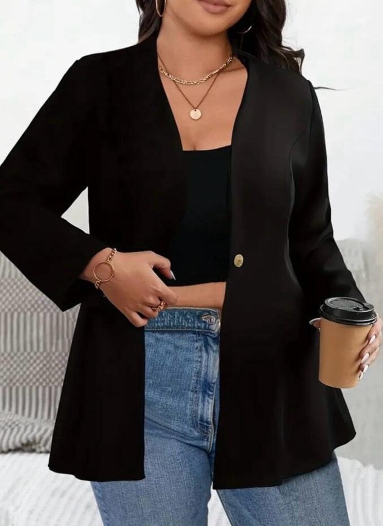 Büyük Beden Blazer Ceket