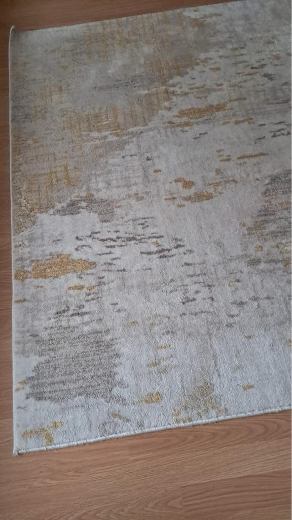 Krem Bej Modern Desenli Halı – 140x197 cm - 2