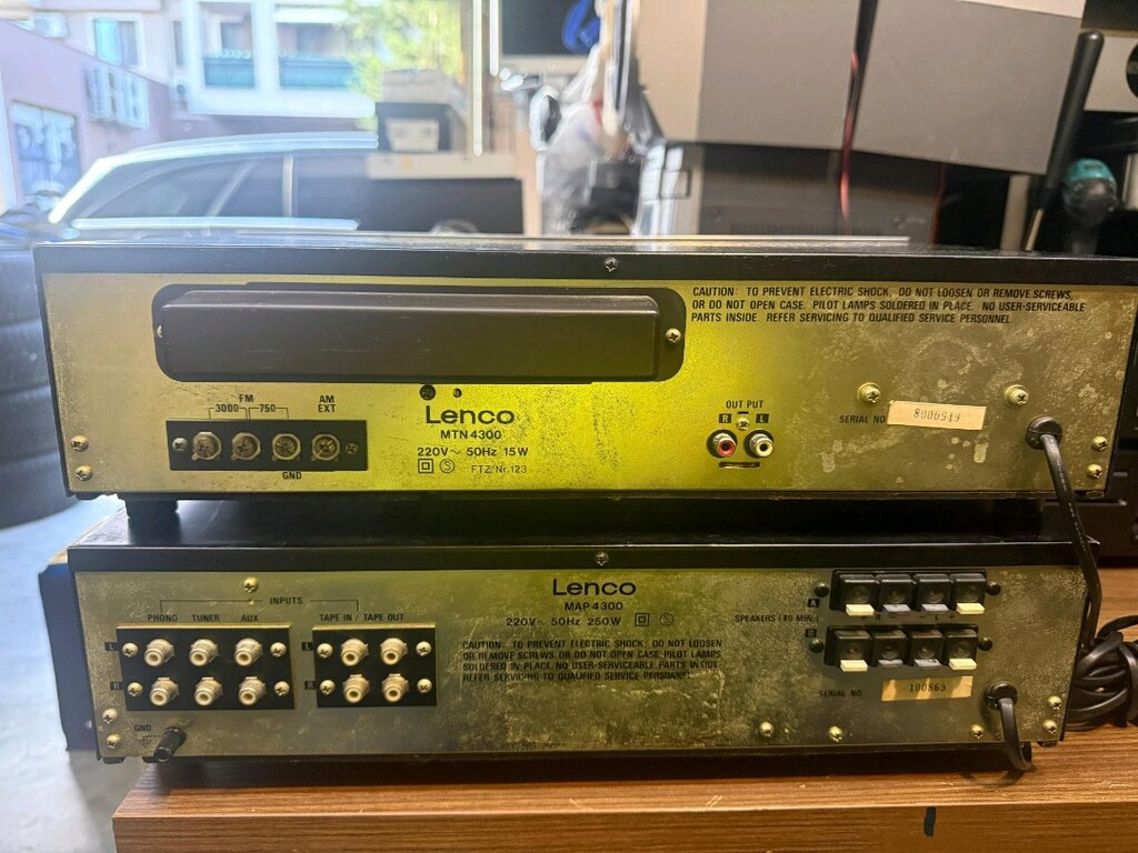 Lenco MAP 3400 25+25 Watt Stereo Amplifikatör ve Lenco MTN4300 Radyo - 6