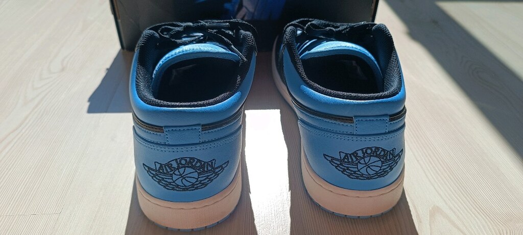 Air Jordan 1 Low Black University Blue 46 - 6