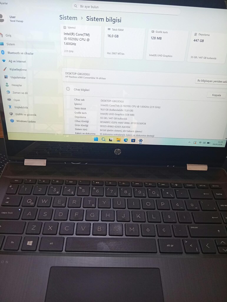HP PAVILION X360-DOKUMATİK LAPTOP - 8