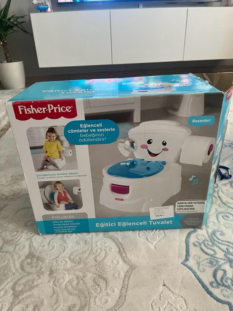 fisher price tuvalet sesli çalışıyor kutusunda - 5