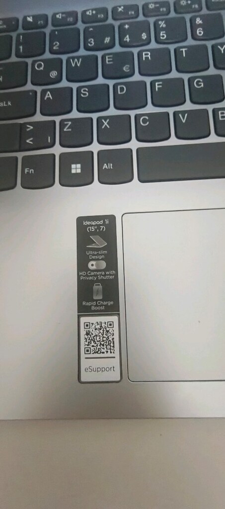 1 laptop. - 2
