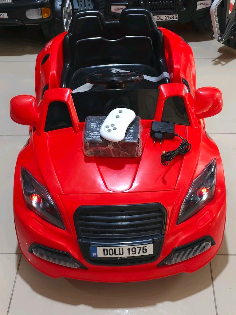 AnkaCar ÇOCUK OTO GALERİ 3İLERİ BLUETOOTH KUMANDALI 12+12 AKÜLÜ ARABA - 8