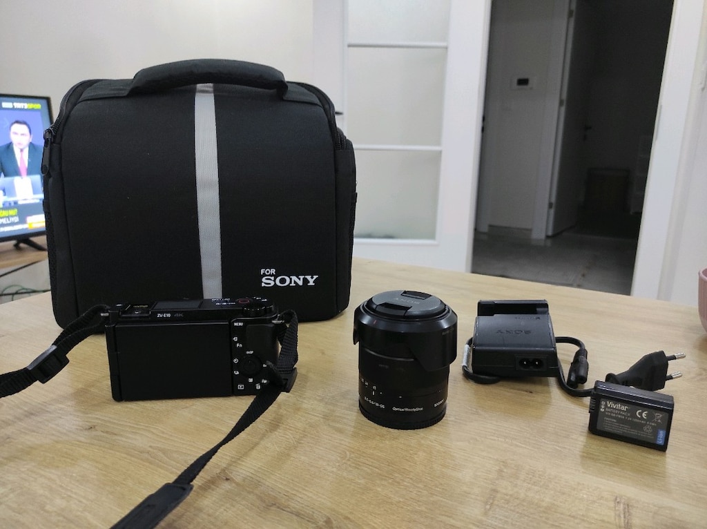 Fotoğraf Makinesi Sony Zv E10 Set Halinde - 8