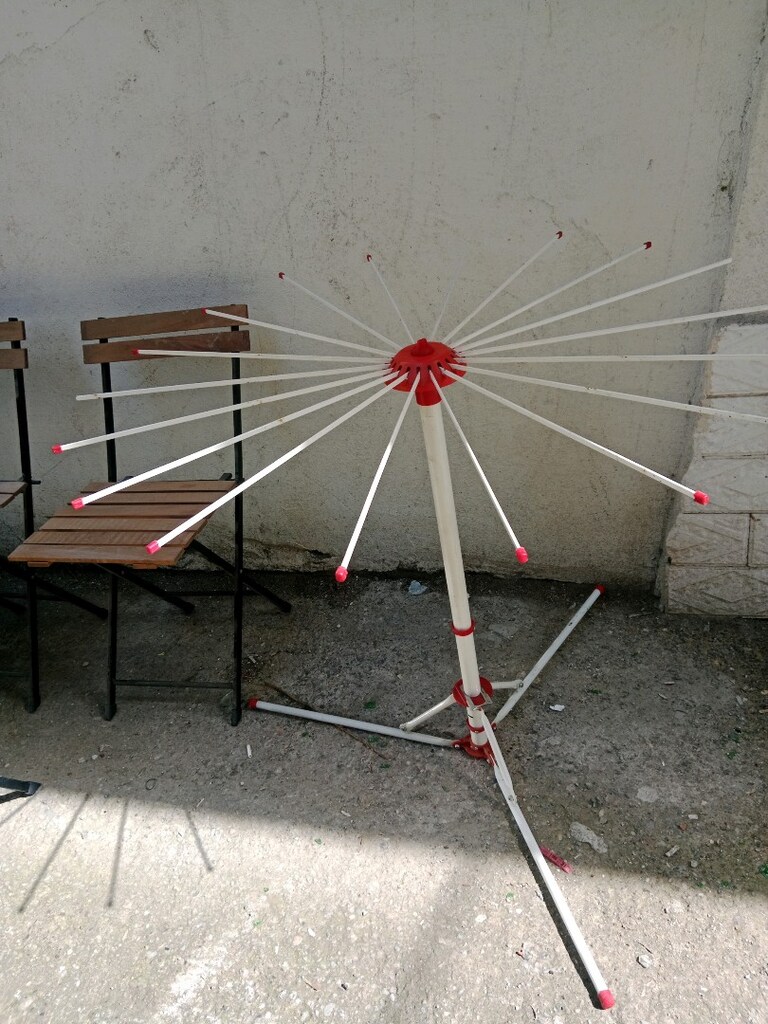 Portatif katlanabilir Çamaşır askılığı - 7