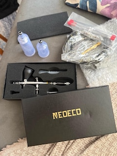 NEOECO NCT-SJ83 Yerçekimi Beslemeli Çift Etkili Airbrush - 3