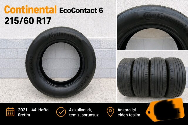 CONTİNENTAL yazlık 4 adet