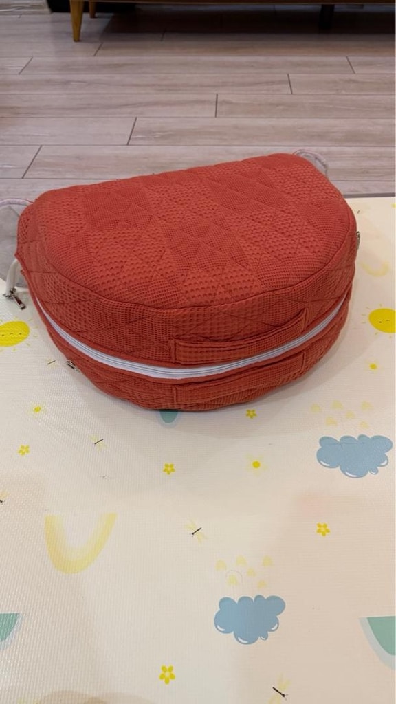Çantalı Katlanabilir Babynest / Taşınabilir Bebek Yatağı – Kiremit - 2