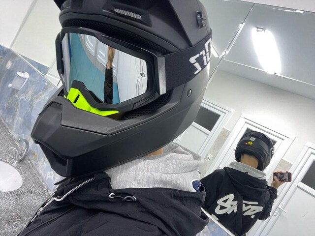 e scooter/cross kask
