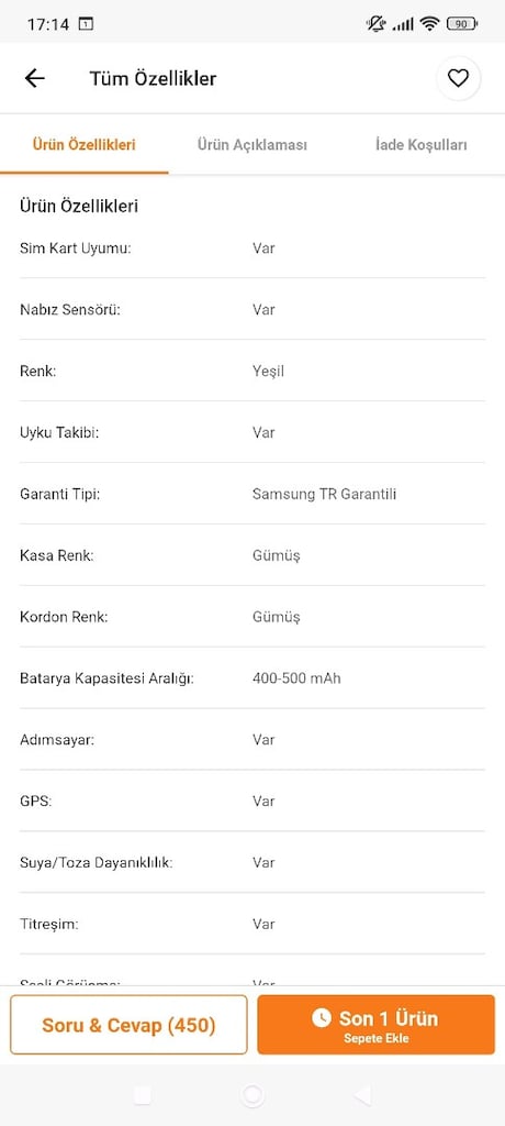 Samsung Galaxy Watch 7 Garantili Sorunsuz - 5