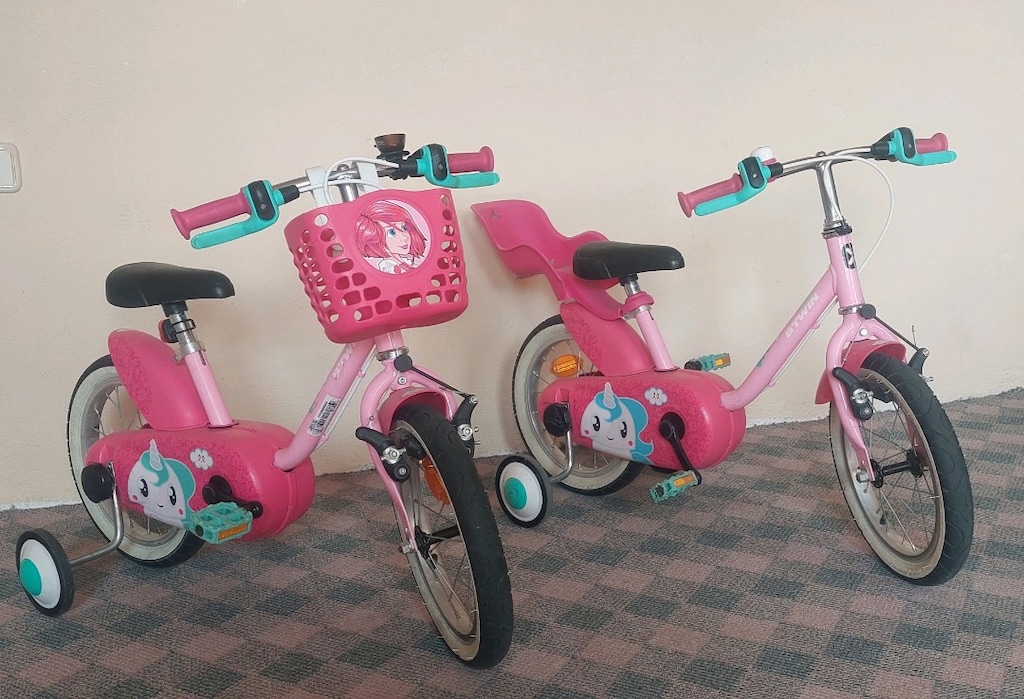 2 ADET 14 JANT DECATHLON BTWIN KIZ ÇOCUK BISIKLETI - 6