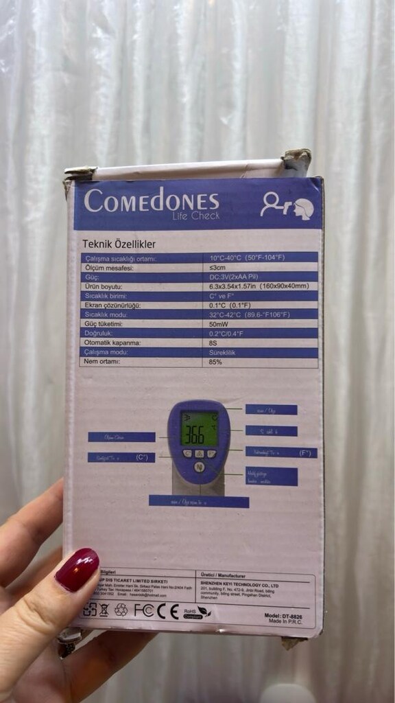 comedones ateş ölçer - 6