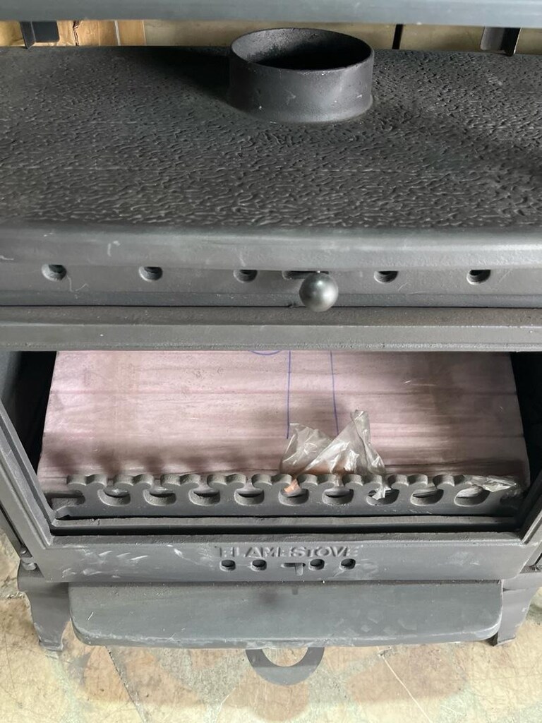 Komple döküm yandan kapaklı Tek camlı döküm şömine - 3
