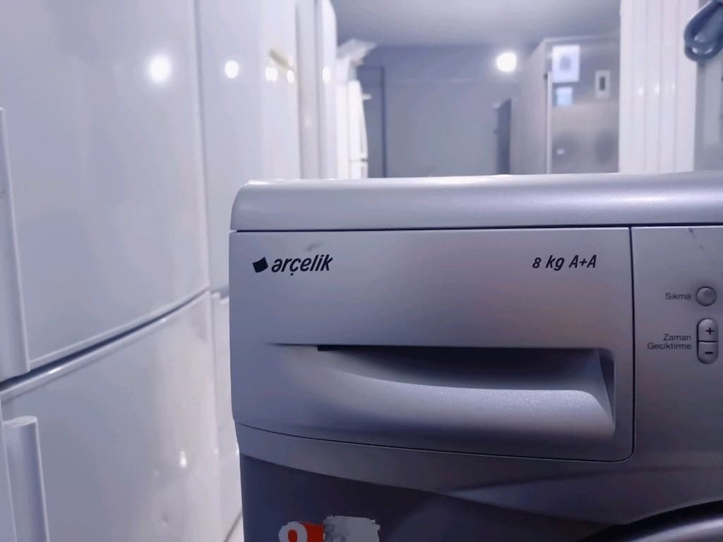 6.000 TL Etkin Arçelik gri 8 Kg yeni nesil çok temiz çamaşır makinesi - 2