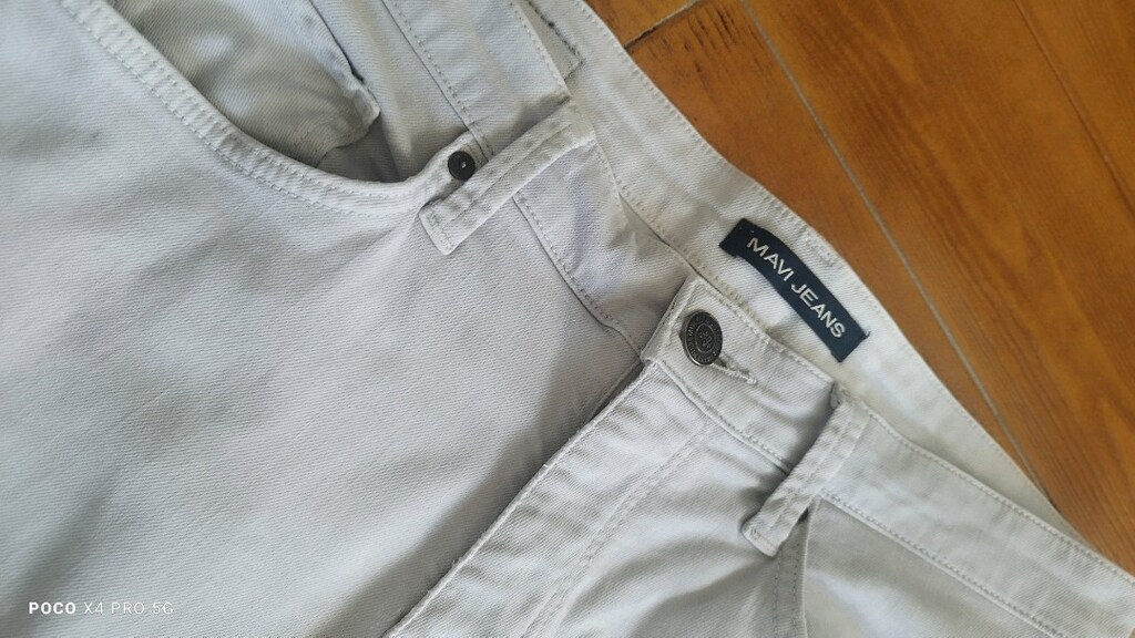 #Mavi jeans pantolon Eni çekilince 46 Boyu 103 Paça 18?? - 4