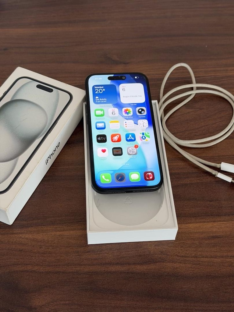 APPLE İPHONE 15 16 AY GARANTİLİ SIFIR GİBİ FULL EKSİKSİZ - 4