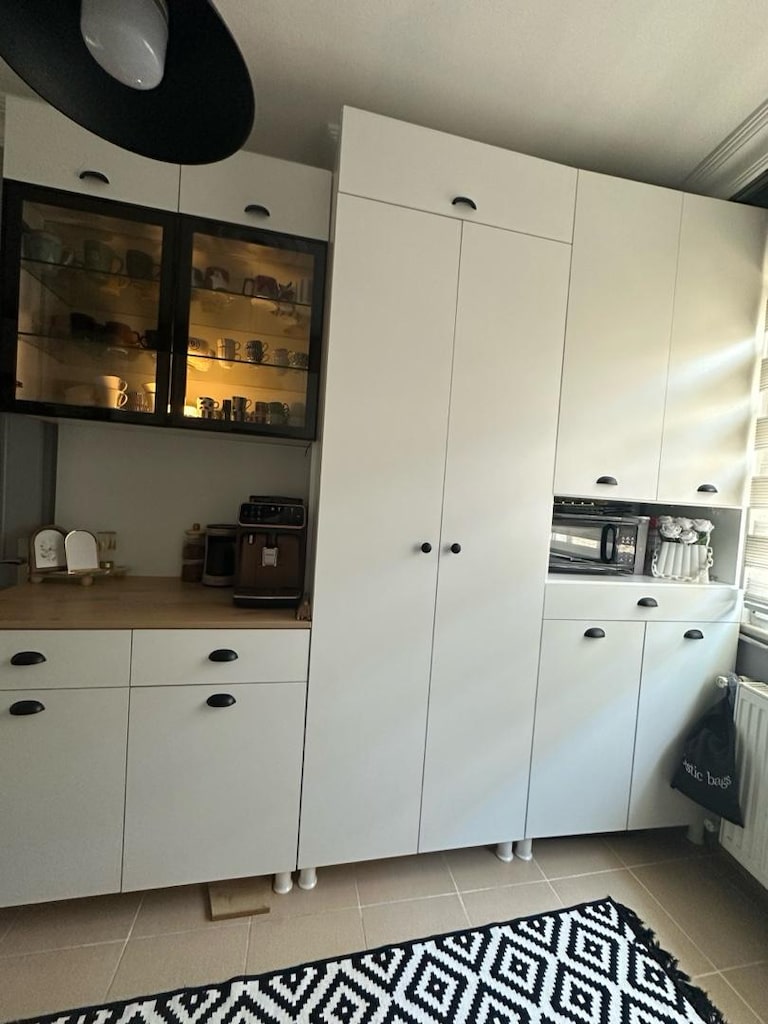 Kahve Köşesi - Mutfak dolabı sıfır ayarında Led aydınlatmalı - 4