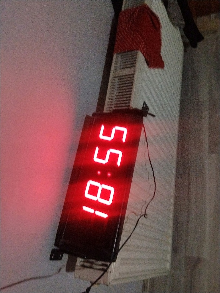 dijital led duvar saati - 3