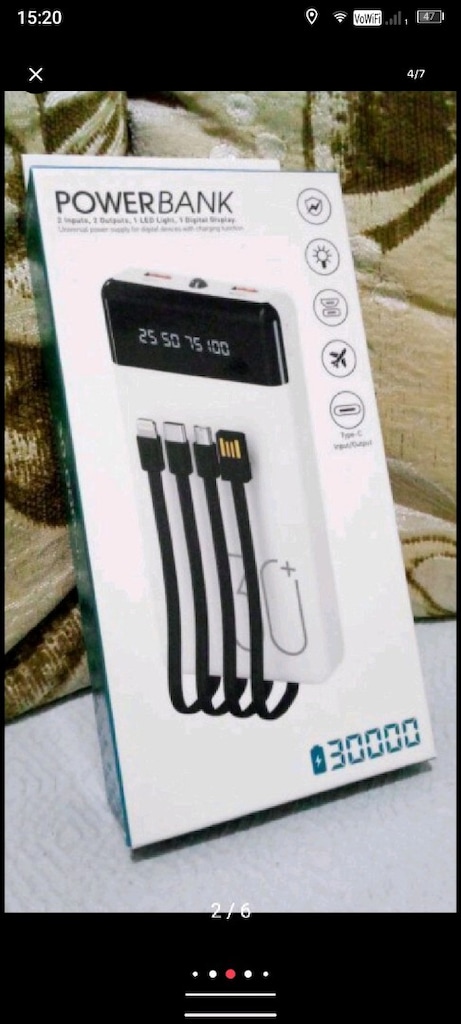 POWERBANK 30000 MAH GÜCÜNDE SIFIR ÜRÜN - 5