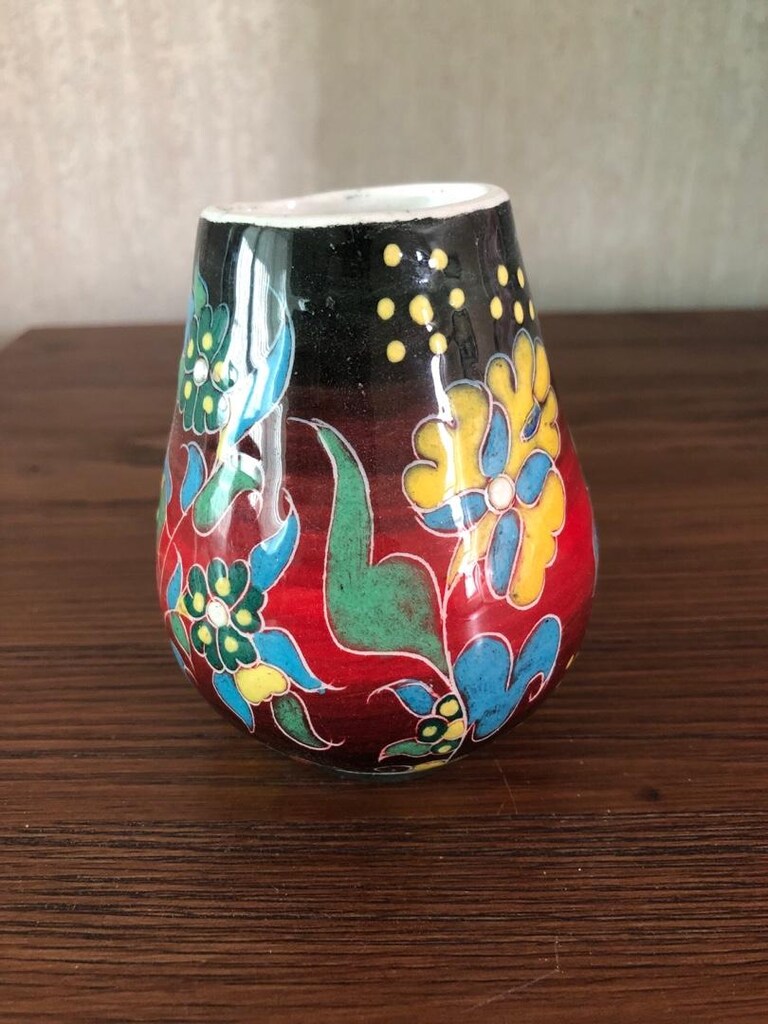 Çini desenli mini vazo - 2