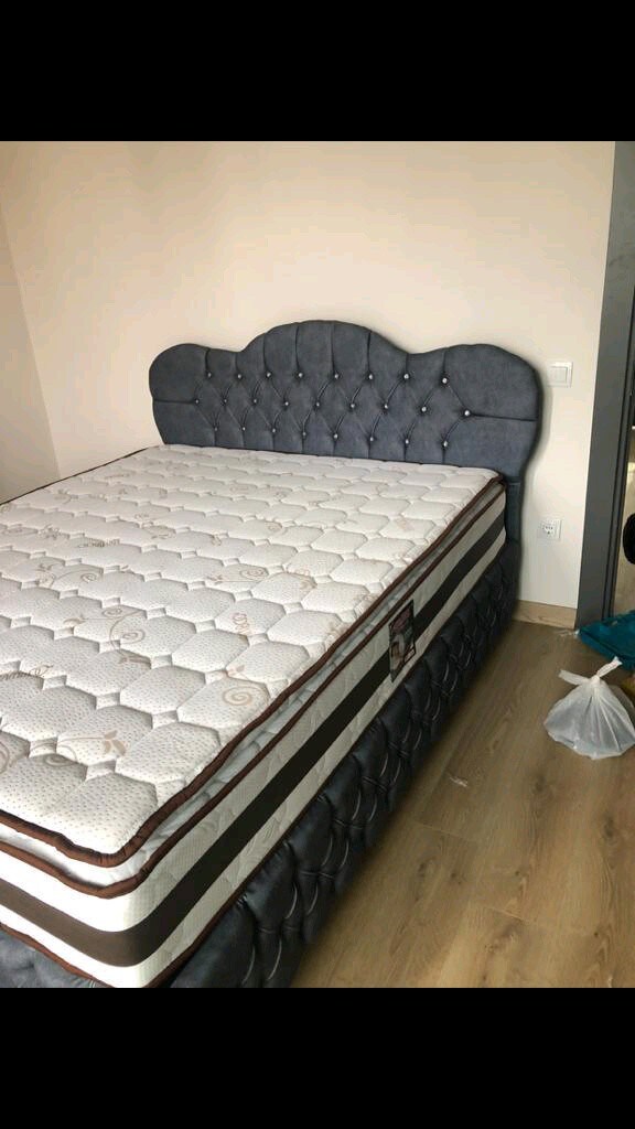 Lüks çift kişilik baza başlık yatak takımlarımız model ve renk seçenek - 13