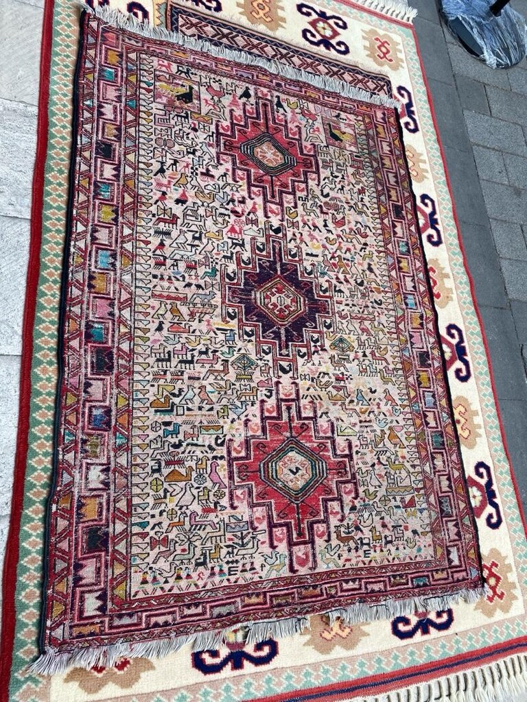EL DOKUMA İRAN ACEM KİLİMİ 155x105 cm - 2