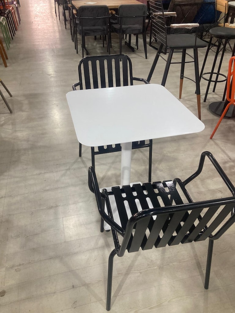 DEMİR MASA SANDALYE TAKIMI CAFE RESTAURANT ÇAY BAHÇESİ DIŞ MEKAN - 2