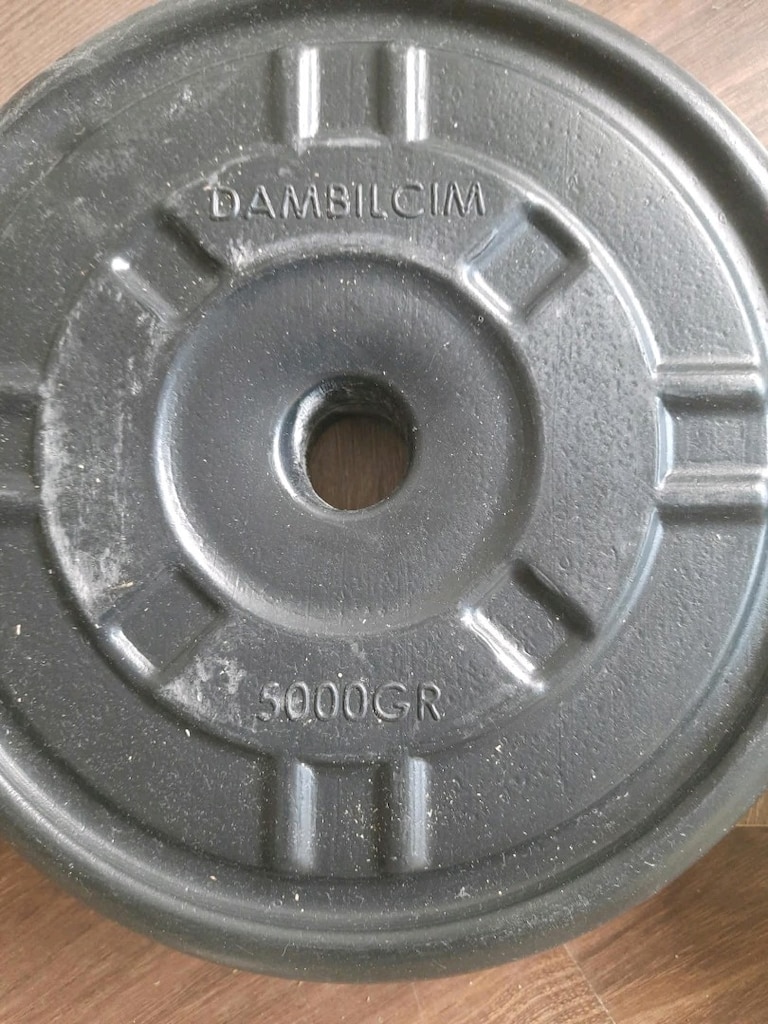 Ev Tipi Ağırlık Seti + Z Bar + Dambıl Barı + Zemin Matı - 5